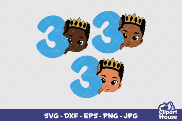 3rd Birthday Boy Peek Graphics for Crafts