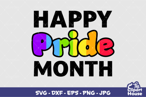 Happy Pride Month Graphics for T-Shirt Designs
