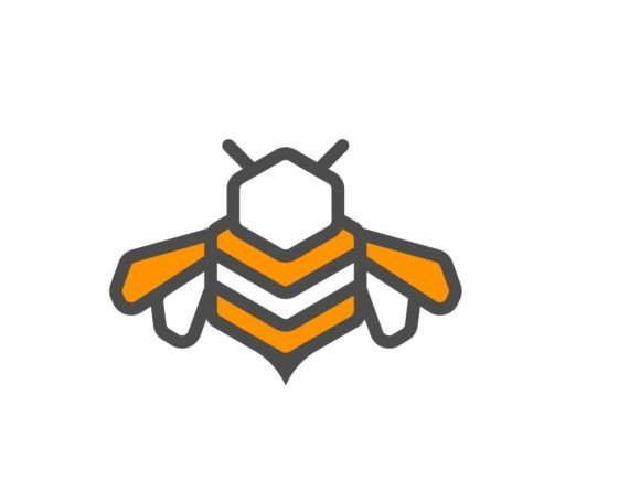 Honey Bee Logo Template: A Modern Minimalist Graphic Asset