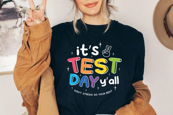 Itβs Test Day Yβall SVG, PNG Sublimation