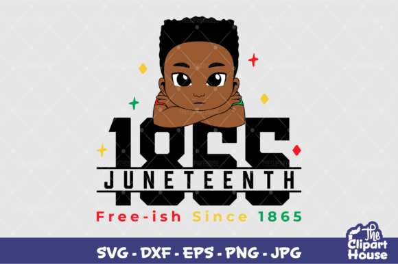 Juneteenth Boy 3: A Graphic Asset for Crafty Branding