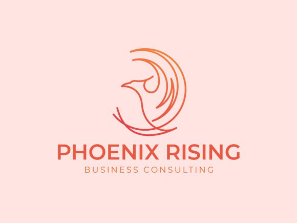 Phoenix Business Logo Template: A Modern Graphic Asset for Local Brands