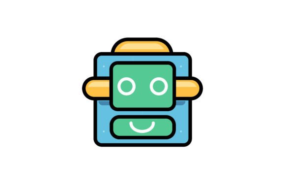 Robot Vector SVG for Modern Graphics